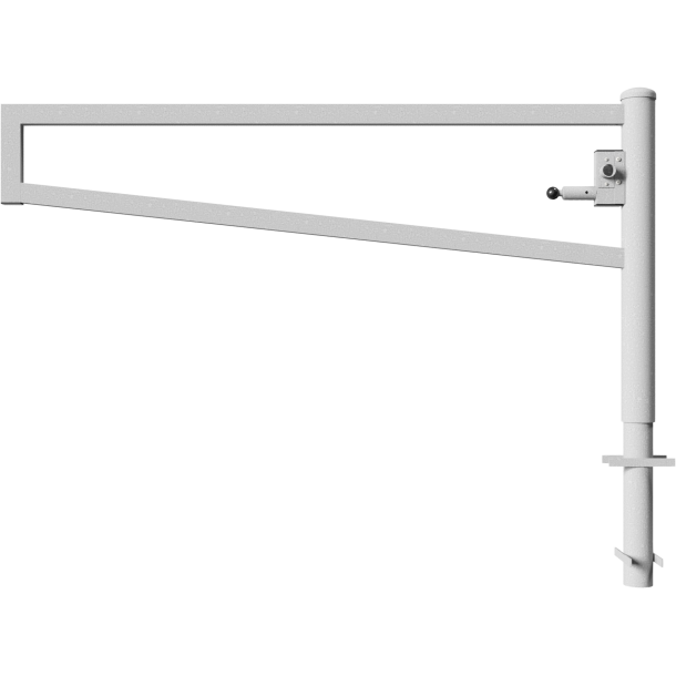 Swiveling gates | for casting in concrete, hot-dip galvanized | total width: 2000 mm | with triangular lock